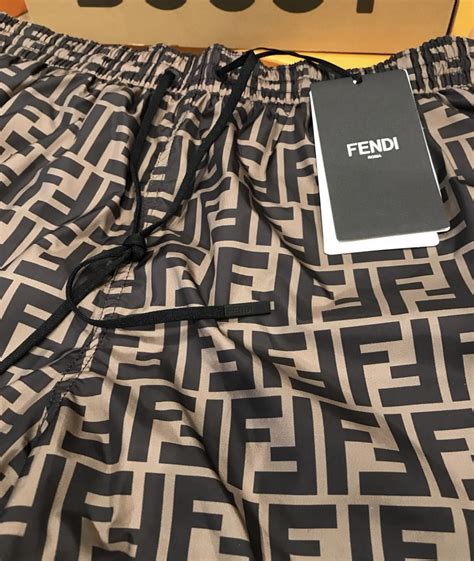 fendi jeans shorts|fendi reflective shorts.